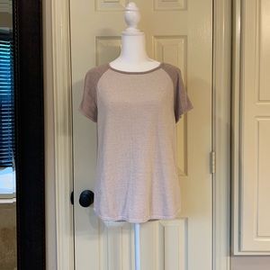 Barefoot Dreams Cozy Chic Lite Short Sleeve Top S